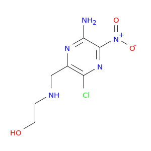Ethanol, 2-[(6-amino-3-chloro-5-nitropyrazinyl)methylamino]-