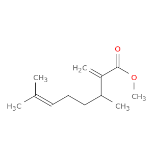6-Octenoic acid, 3,7-dimethyl-2-methylene-, methyl ester