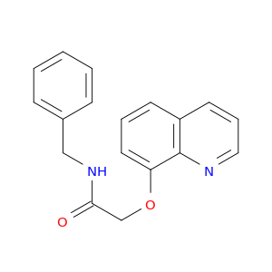 Acetamide, N-(phenylmethyl)-2-(8-quinolinyloxy)-
