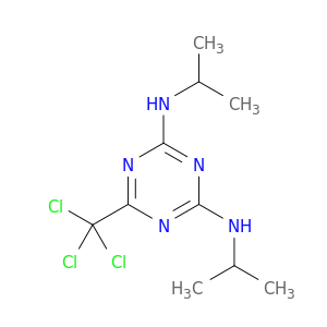 1,3,5-Triazine-2,4-diamine,N2,N4-bis(1-methylethyl)-6-(trichloromethyl)-