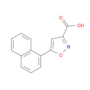 5-(萘-1-基)异恶唑-3-羧酸