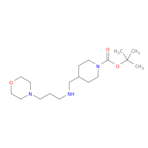 1-Piperidinecarboxylicacid, 4-[[[3-(4-morpholinyl)propyl]amino]methyl]-, 1,1-dimethylethyl ester