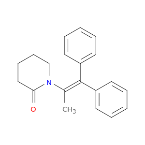 2-Piperidinone, 1-(1-methyl-2,2-diphenylethenyl)-