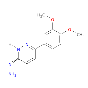 3(2H)-Pyridazinone, 6-(3,4-dimethoxyphenyl)-, hydrazone