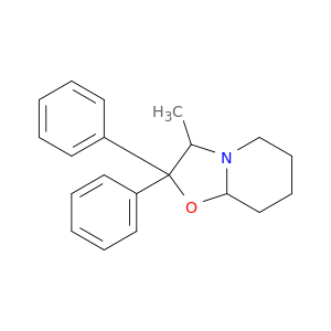 5H-Oxazolo[3,2-a]pyridine, hexahydro-3-methyl-2,2-diphenyl-