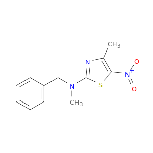 2-Thiazolamine, N,4-dimethyl-5-nitro-N-(phenylmethyl)-