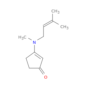 2-Cyclopenten-1-one, 3-[methyl(3-methyl-2-butenyl)amino]-