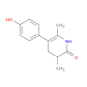 2(1H)-Pyridinone, 3,4-dihydro-5-(4-hydroxyphenyl)-3,6-dimethyl-