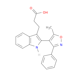 1H-Indole-3-propanoic acid, 2-(5-methyl-3-phenyl-4-isoxazolyl)-