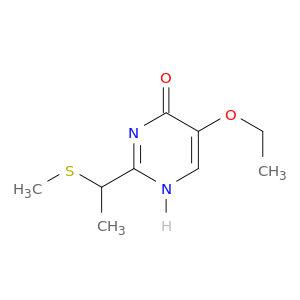 5-Ethoxy-2-(1-(methylthio)ethyl)pyrimidin-4(1H)-one
