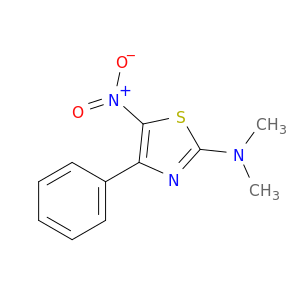2-Thiazolamine, N,N-dimethyl-5-nitro-4-phenyl-