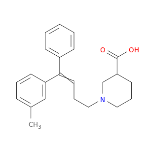 3-Piperidinecarboxylic acid, 1-[4-(3-methylphenyl)-4-phenyl-3-butenyl]-