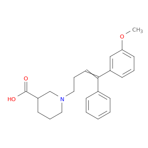3-Piperidinecarboxylicacid, 1-[4-(3-methoxyphenyl)-4-phenyl-3-buten-1-yl]-