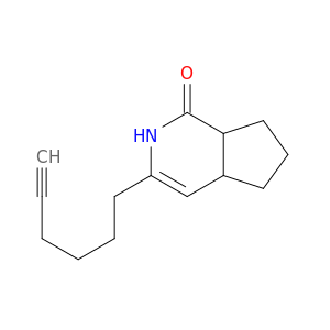 1H-Cyclopenta[c]pyridin-1-one, 3-(5-hexynyl)-2,4a,5,6,7,7a-hexahydro-