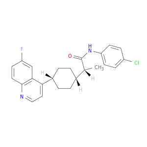 (R)-N-(4-氯苯基)-2-(顺式-4-(6-氟喹啉-4-基)环己基)丙酰胺