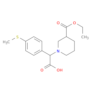 3-(乙氧基羰基)-α-[4-(甲硫基)苯基]-1-哌啶基酸