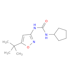 Urea, N-cyclopentyl-N'-[5-(1,1-dimethylethyl)-3-isoxazolyl]-