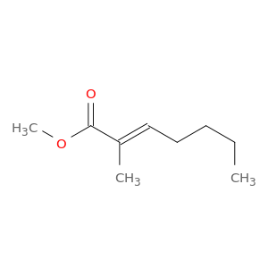 2-Heptenoic acid, 2-methyl-, methyl ester, (E)-
