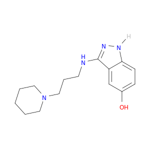 1H-Indazol-5-ol, 3-[[3-(1-piperidinyl)propyl]amino]-