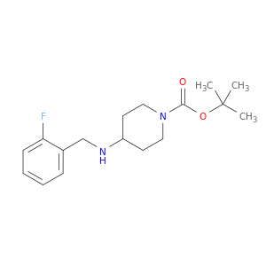 1-Piperidinecarboxylicacid, 4-[[(2-fluorophenyl)methyl]amino]-, 1,1-dimethylethyl ester