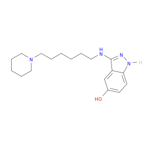 1H-Indazol-5-ol, 3-[[6-(1-piperidinyl)hexyl]amino]-
