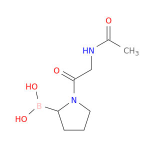 Boronic acid, B-[1-[2-(acetylamino)acetyl]-2-pyrrolidinyl]-