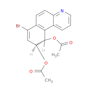 (9s,10s)-7-bromo-9,10-dihydrobenzo[f]quinoline-9,10-diyl diacetate