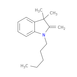 1H-Indole, 2,3-dihydro-3,3-dimethyl-2-methylene-1-pentyl-