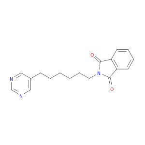 1H-Isoindole-1,3(2H)-dione, 2-[6-(5-pyrimidinyl)hexyl]-