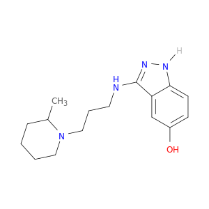 1H-Indazol-5-ol, 3-[[3-(2-methyl-1-piperidinyl)propyl]amino]-