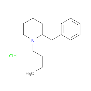 Piperidine, 1-butyl-2-(phenylmethyl)-, hydrochloride