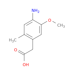 2-(4-amino-5-methoxy-2-methylphenyl)acetic acid