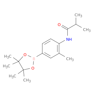 N-(2-甲基-4-(4,4,5,5-四甲基-1,3,2-二氧杂硼烷-2-基)苯基)异丁酰胺