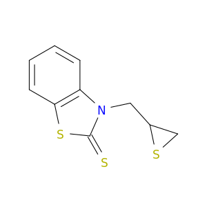 2(3H)-Benzothiazolethione, 3-(thiiranylmethyl)-
