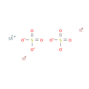 Sulfuric acid,thallium(1+) tin(2+) salt (2:2:1) (8CI,9CI)