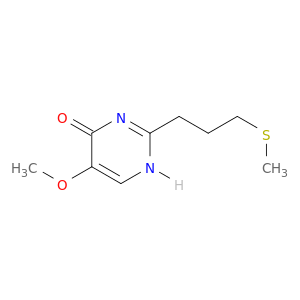 5-Methoxy-2-(3-(methylthio)propyl)pyrimidin-4(1H)-one