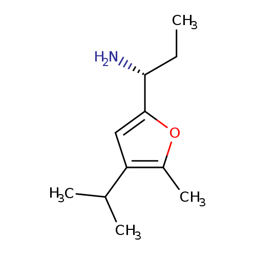 (R)-1-(4-Isopropyl-5-methylfuran-2-yl)propan-1-amine