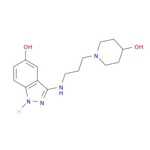 1H-Indazol-5-ol, 3-[[3-(4-hydroxy-1-piperidinyl)propyl]amino]-