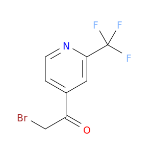 2-bromo-1-[2-(trifluoromethyl)pyridin-4-yl]ethan-1-one