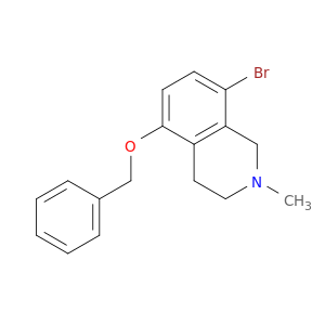 Isoquinoline, 8-bromo-1,2,3,4-tetrahydro-2-methyl-5-(phenylmethoxy)-