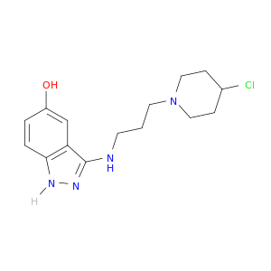1H-Indazol-5-ol, 3-[[3-(4-chloro-1-piperidinyl)propyl]amino]-