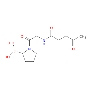 Boronic acid, B-[1-[2-[(1,4-dioxopentyl)amino]acetyl]-2-pyrrolidinyl]-