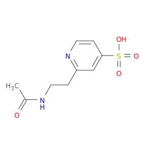 4-Pyridinesulfonic acid, 2-[2-(acetylamino)ethyl]-