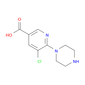5-Chloro-6-piperazin-1-yl-nicotinic acid