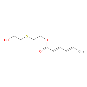 2,4-Hexadienoic acid, 2-[(2-hydroxyethyl)thio]ethyl ester, (E,E)-