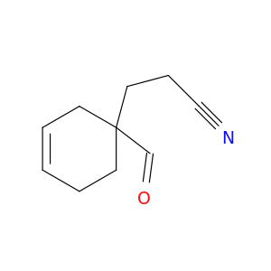 3-Cyclohexene-1-propanenitrile, 1-formyl-