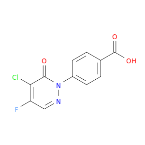 Benzoic acid, 4-(5-chloro-4-fluoro-6-oxo-1(6H)-pyridazinyl)-
