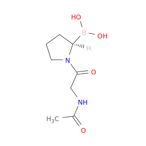 Boronic acid, B-[(2R)-1-[2-(acetylamino)acetyl]-2-pyrrolidinyl]-