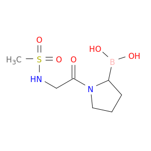 Boronic acid, B-[1-[2-[(methylsulfonyl)amino]acetyl]-2-pyrrolidinyl]-