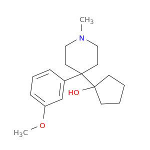 Cyclopentanol, 1-[4-(3-methoxyphenyl)-1-methyl-4-piperidinyl]-